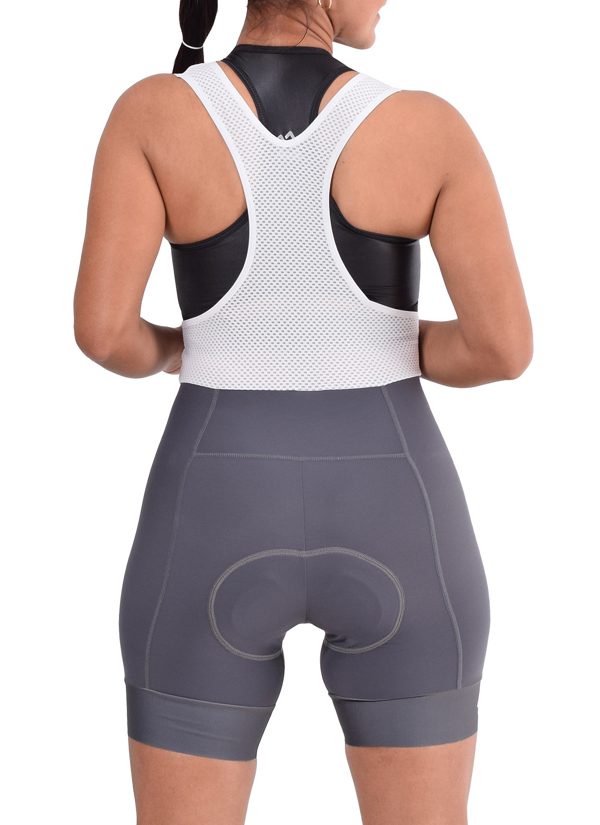 Licra Ciclismo Pro Mujer Gris